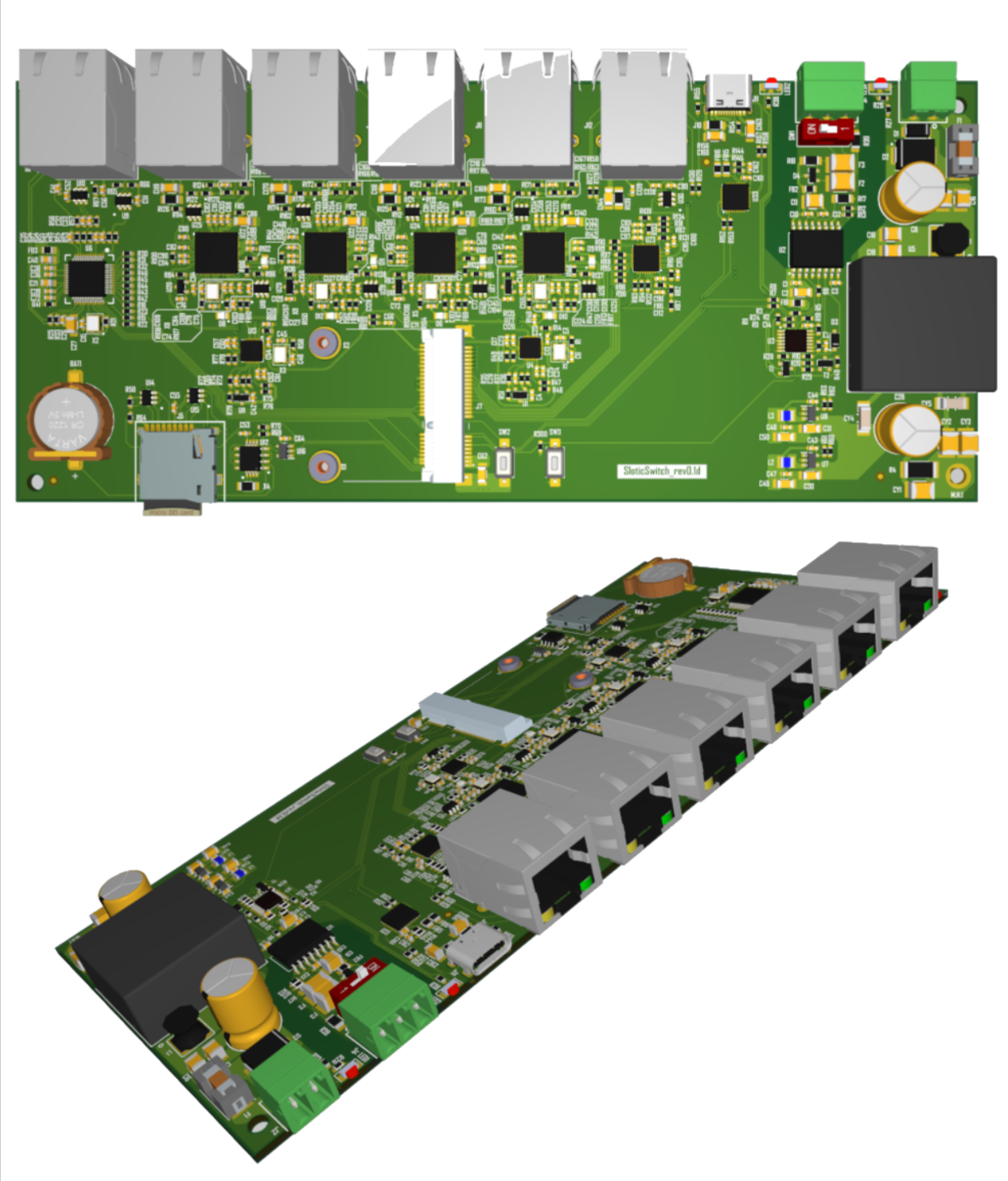 Плата роутера MFCR-3308 для NAPI-Slot